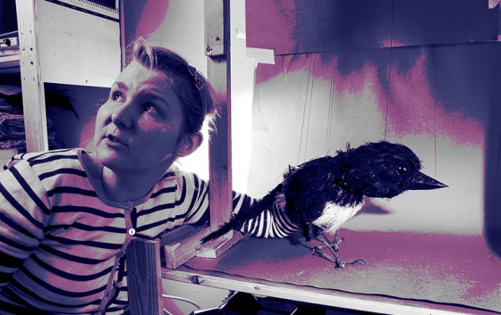 Studio green screening puppet