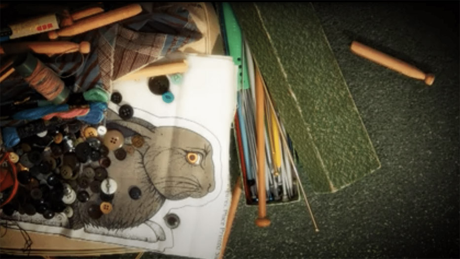 Rabbits worried about paper girls adventure.