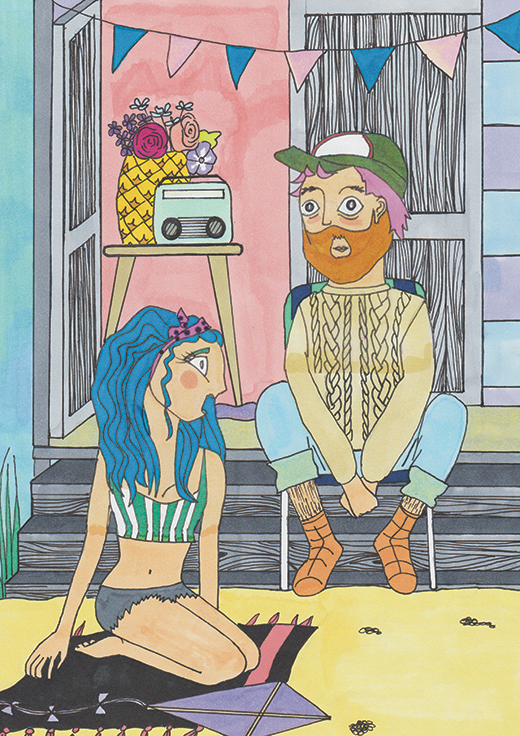 Eris _ T - Beach hut - small