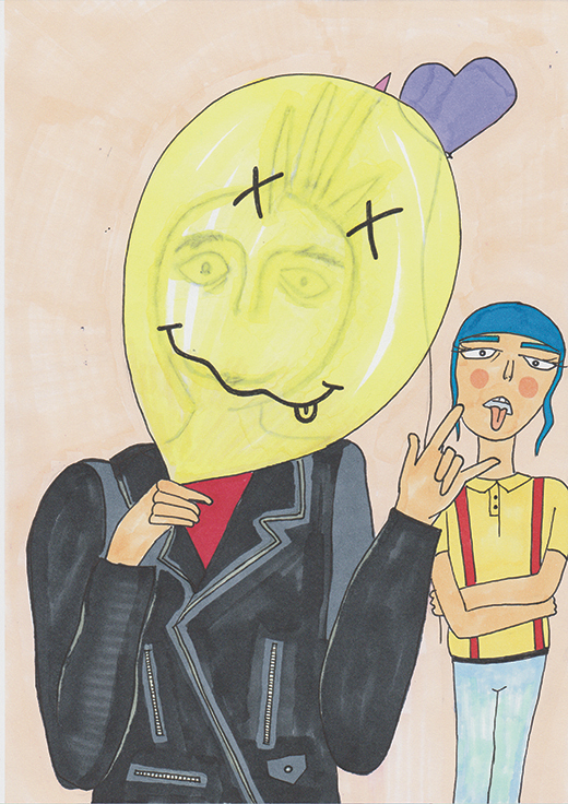 Eris _ T - Punk ballloons FACE - small