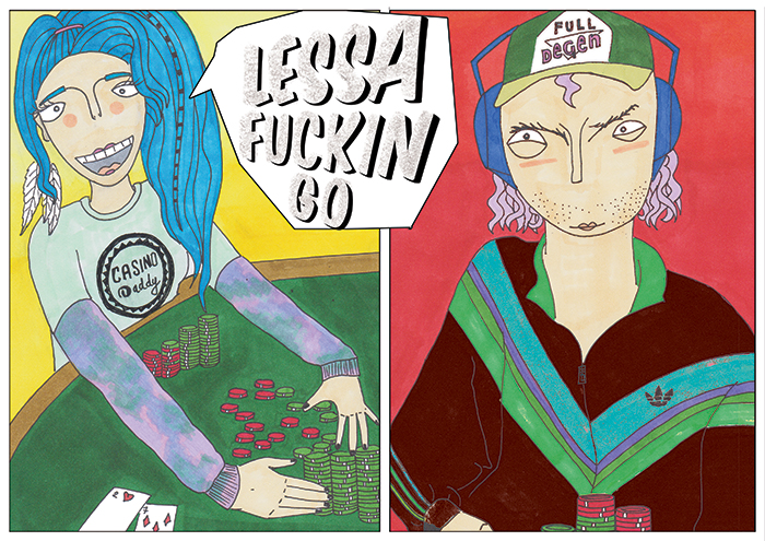 Lessago - Casino Daddy frame small rgb