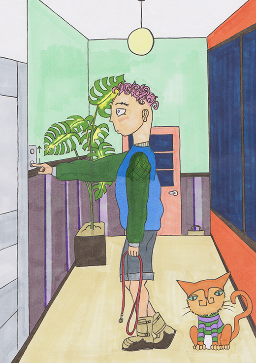 T & Marmalade Pressing the button - LIFT small