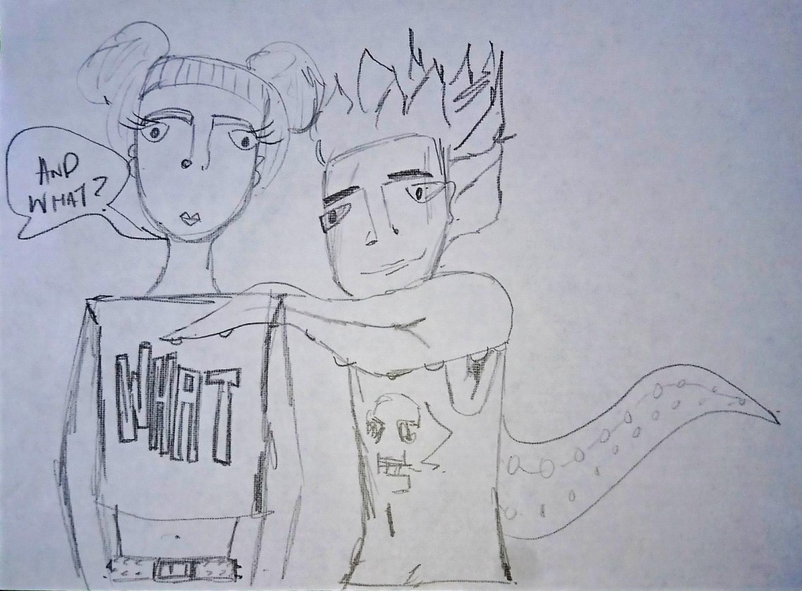 Eris and Octo T - AND WHAT sketch