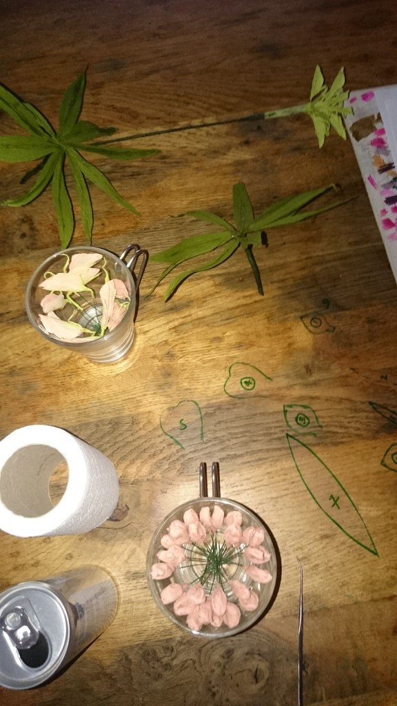 Lupin Crepe paper flower