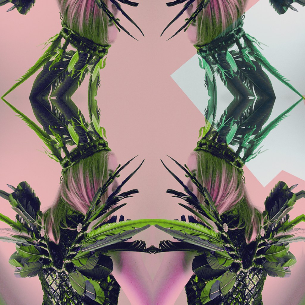 Aqua Queen crown and wings