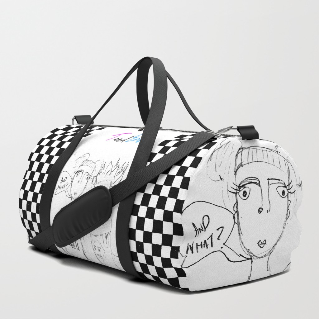 AND WHAT? - Festival Duffle bag