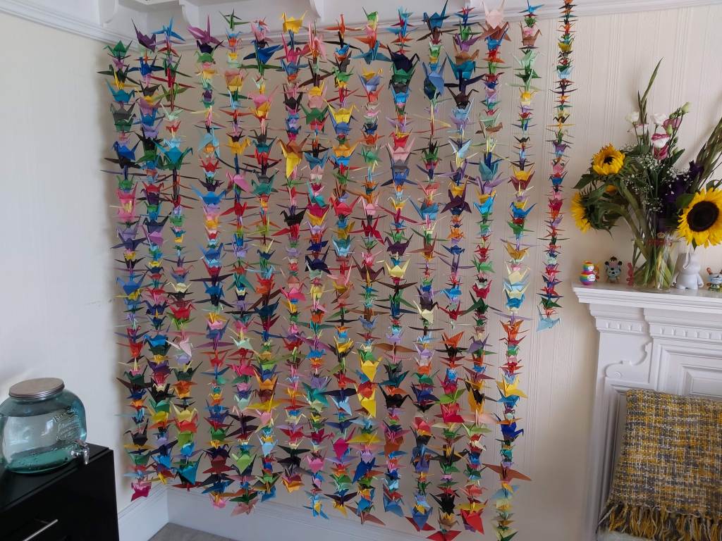 Senbazuru (1000 Paper cranes) Hanging