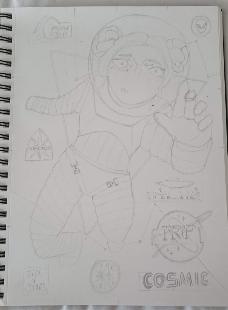 SPACE ERIS - Pencil Sketch