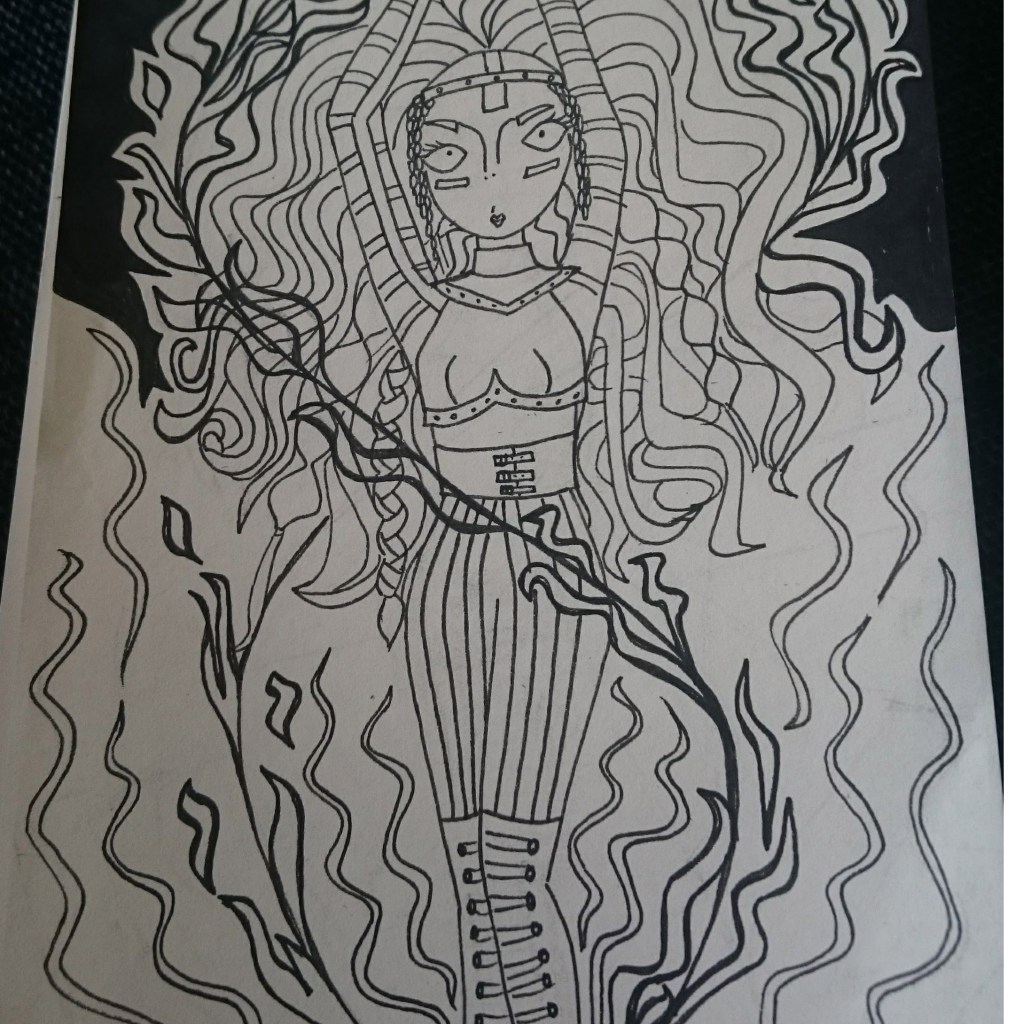 Eris Tarot card FINELINER