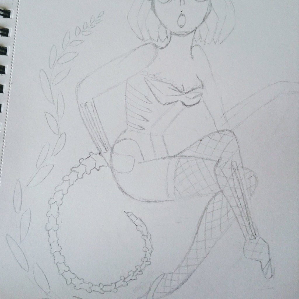 Warrior Eris PENCIL SKETCH